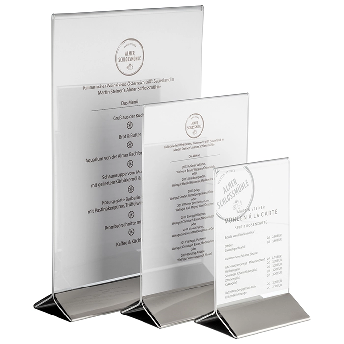 Stojak do menu, 150x70x230 mm | APS, 71522