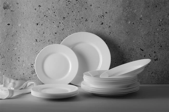 Zestaw talerzy Opal, 18 elementów | HENDI, 795224