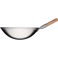 Patelnia wok ze stali węglowej, satynowana, o średnicy 400 mm | STALGAST, 037400