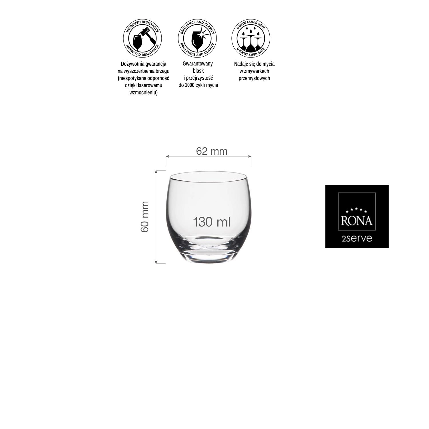 Naczynie na finger food, 130 ml | RONA, Bistro