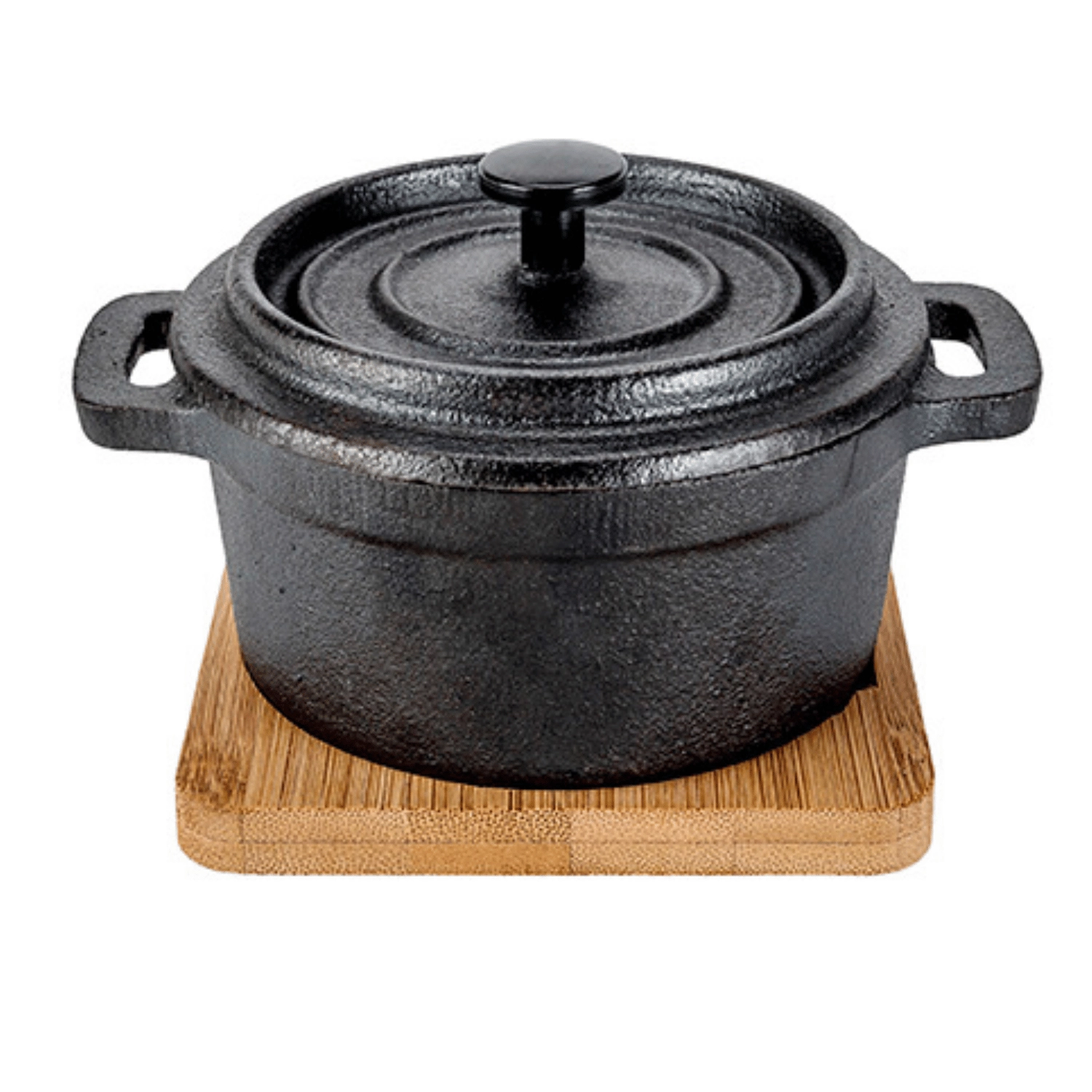 Żeliwne naczynie na zupę z podstawką, 250 ml, 135×105 mm | FINE DINE, 2427747