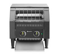 Toster przelotowy podwójny, 230 V, 2,24 kW, 418x368x415 mm | HENDI, 261354