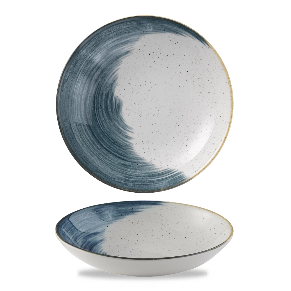 Miska coupe, 248 mm | CHURCHILL, Stonecast Accents Blueberry