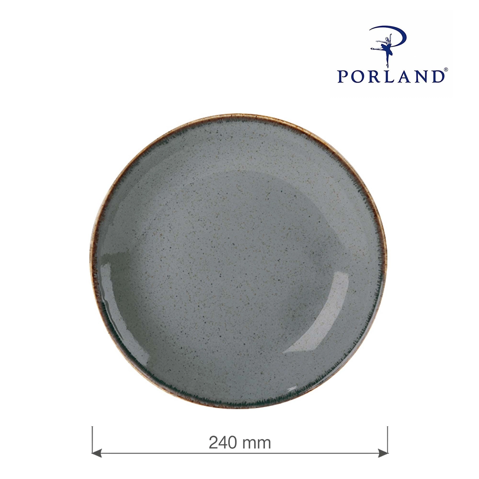 Talerz płytki, Ø240 mm | PORLAND, Seasons Stone