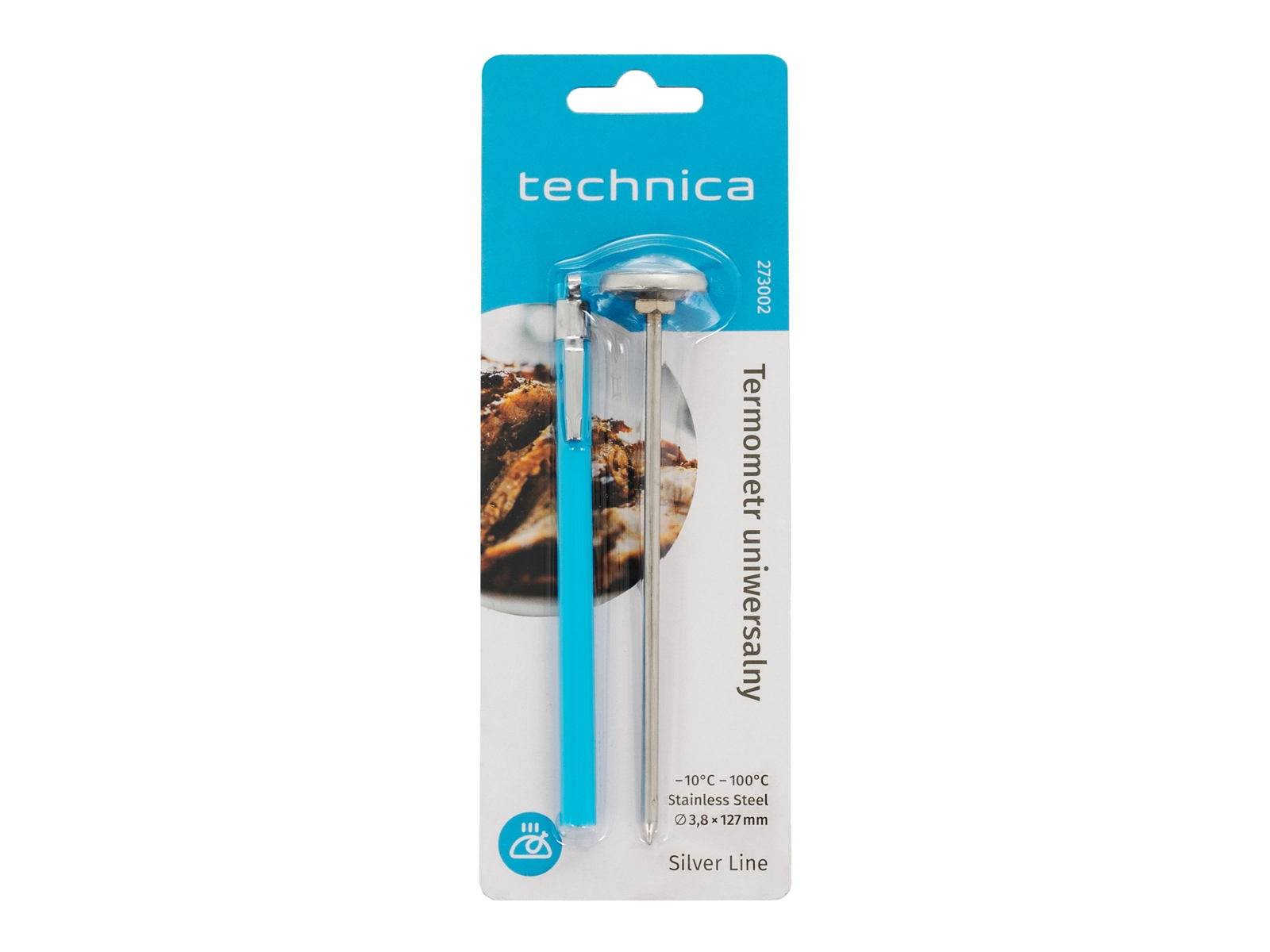 Termometr uniwersalny od -10 do 100°C | TECHNICA, Silver Line