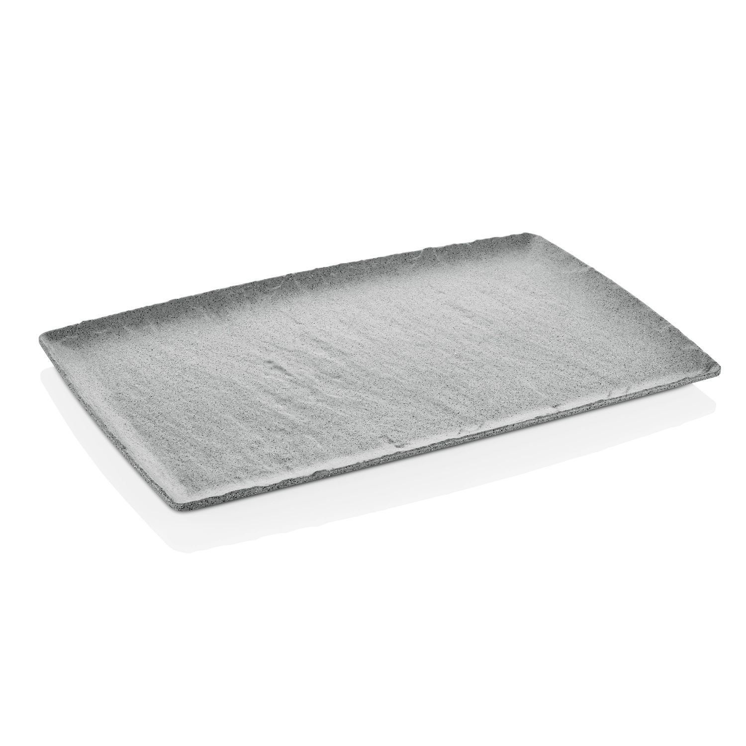 Półmisek z melaminy, szary, GN 1/2, 265x325 mm | FINE DINE, Rock