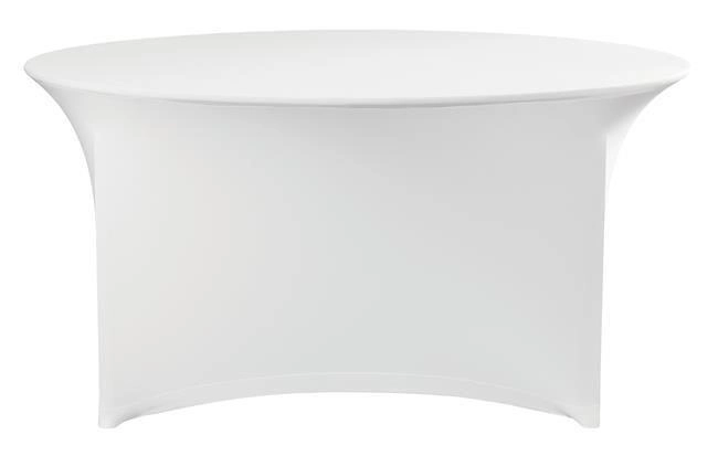 Obrus okrągły, biały, ø1800x760 mm | HENDI, Symposium
