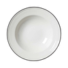 Talerz do pasty, ⌀240 mm, czarny | STEELITE, Bead Black Band