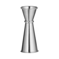 Miarka barmańska z pierścieniem, 25/50 ml, Ø43×110 mm | BAR UP, 596920