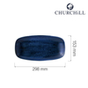 Talerz prostokątny, 298x153 mm | CHURCHILL, Stonecast Plume Ultramarine
