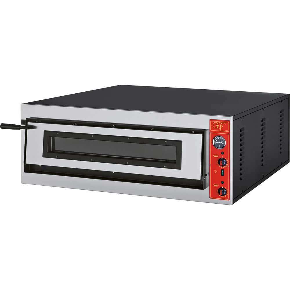 Piec do pizzy, 9×Ø30 cm, 9.6 kW, 400 V, 1150×1020×420 mm | GGF, E-Line