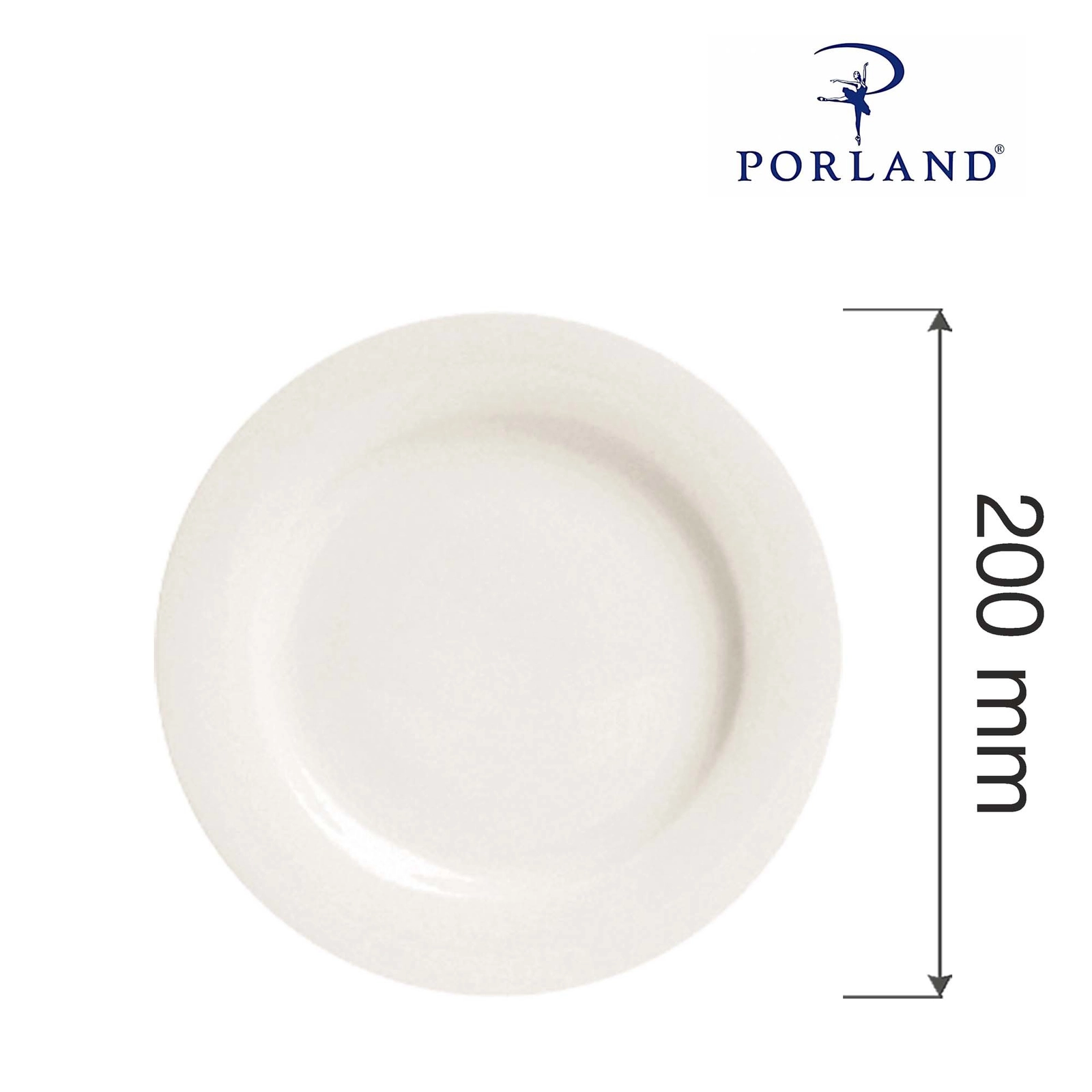 Talerz, Ø200 mm | PORLAND, Dove