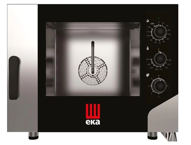 Piec konwekcyjno-parowy 4×600×400 mm, elektryczny 400V/7,8 kW, 850×1044×700 mm | TECNOEKA, Millennial Smart