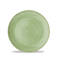 Talerz płytki coupe, Ø220 mm | CHURCHILL, Stonecast Sage Green