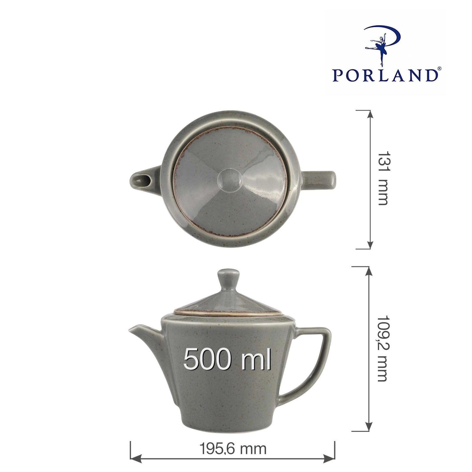 Dzbanek do herbaty, 500 ml | PORLAND, Seasons Stone