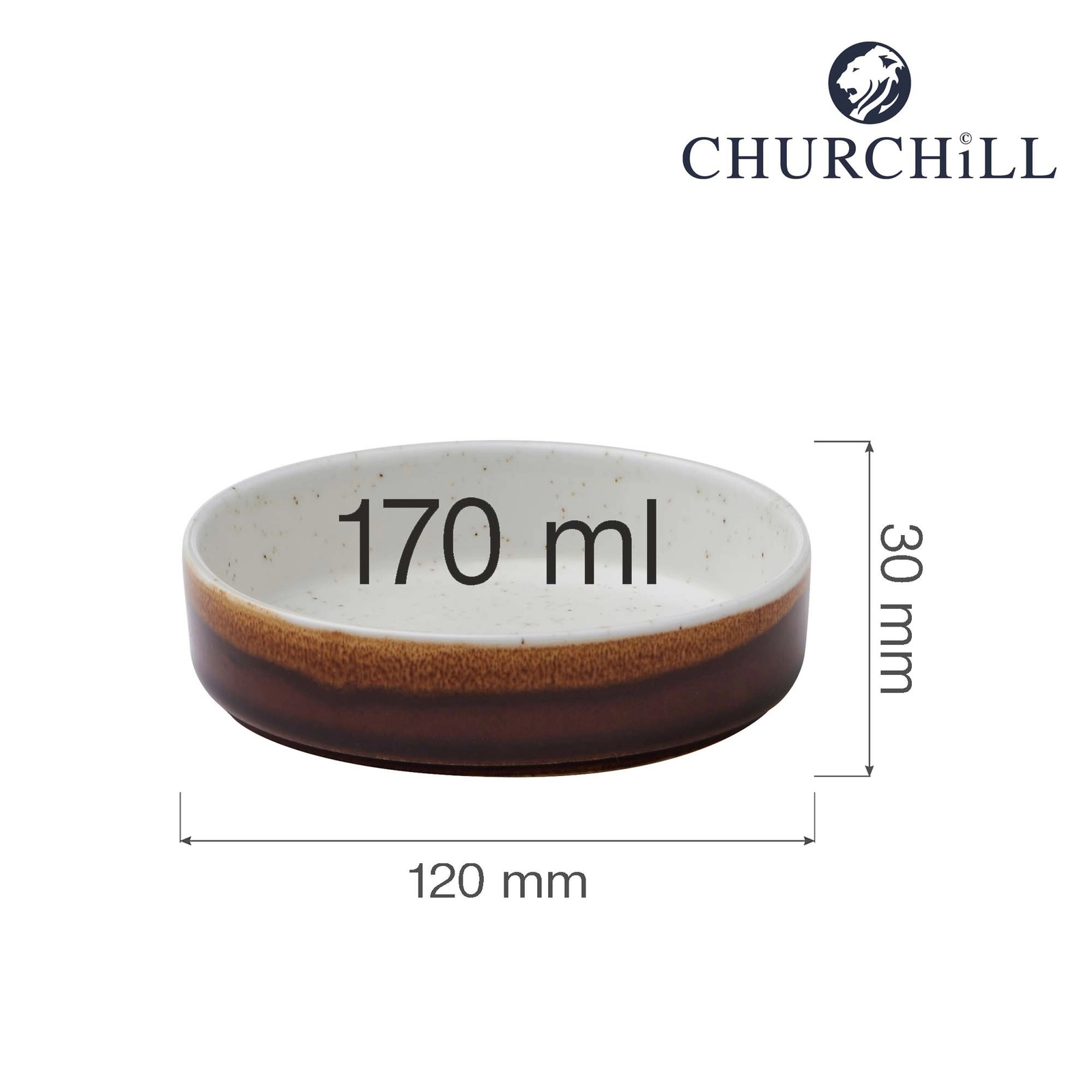 Naczynie przystawkowe Ø120 mm | CHURCHILL, Nourish Barley White