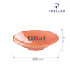 Talerz na stopie, Ø260 mm | PORLAND, Seasons Amber