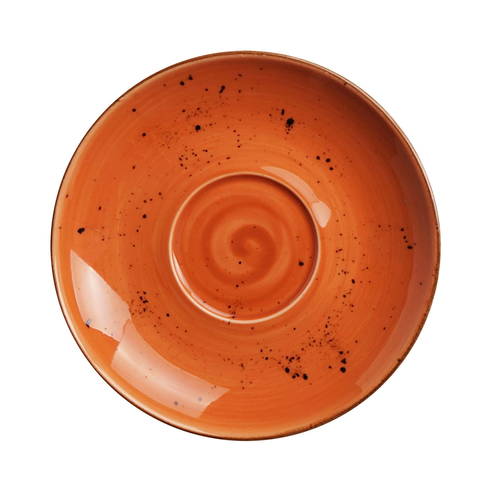 Spodek do cappuccino, Ø160 mm, pomarańczowy | FINE DINE, Dahlia
