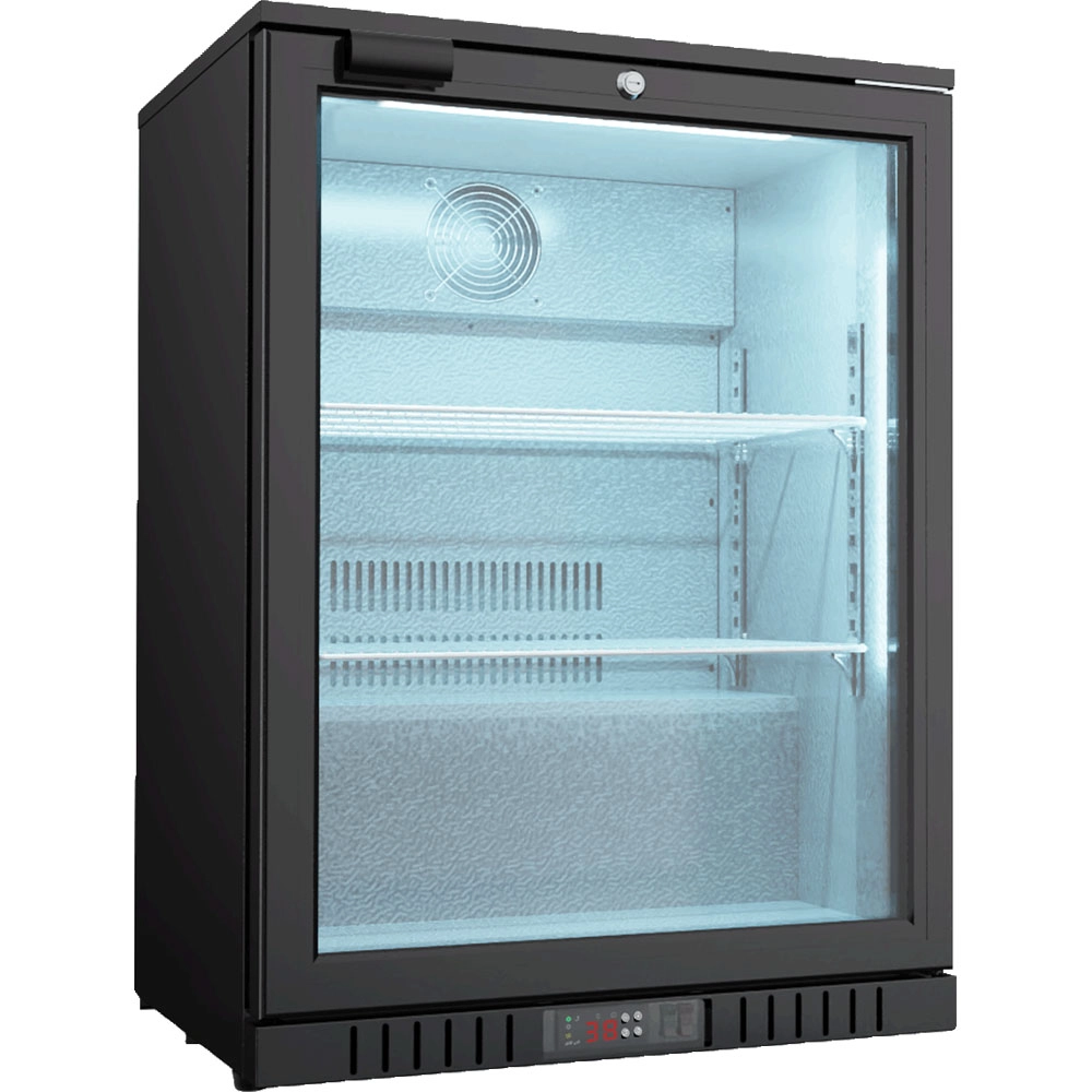 Barowa witryna chłodnicza 1-drzwiowa, 133 l, 600x530x835 mm | STALGAST, 882133