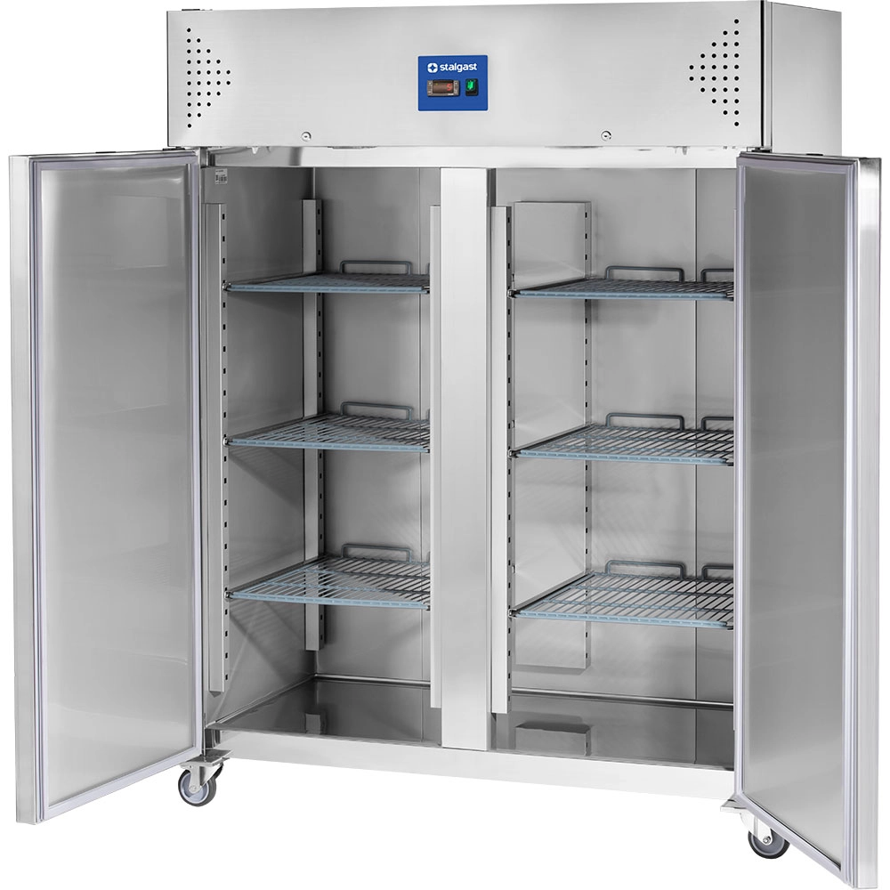 Szafa chłodnicza 2-drzwiowa ze stali nierdzewnej, GN 2/1, 1300 l, 1340x680x1400 mm | STALGAST, 830130