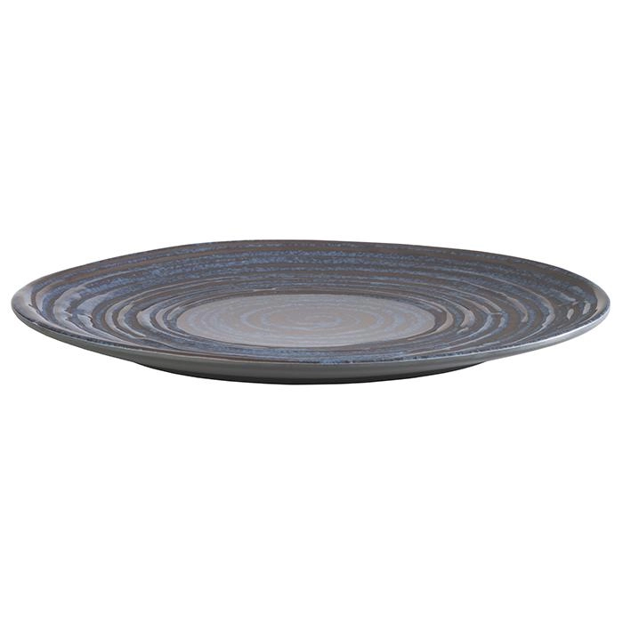 Talerz z melaminy 0,6 l, 340x155x40 mm, szaro-niebieski | APS, 85024
