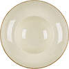 Talerz głęboki do pasty Kaszub z porcelany Ø260 mm, kremowy | LUBIANA, Art