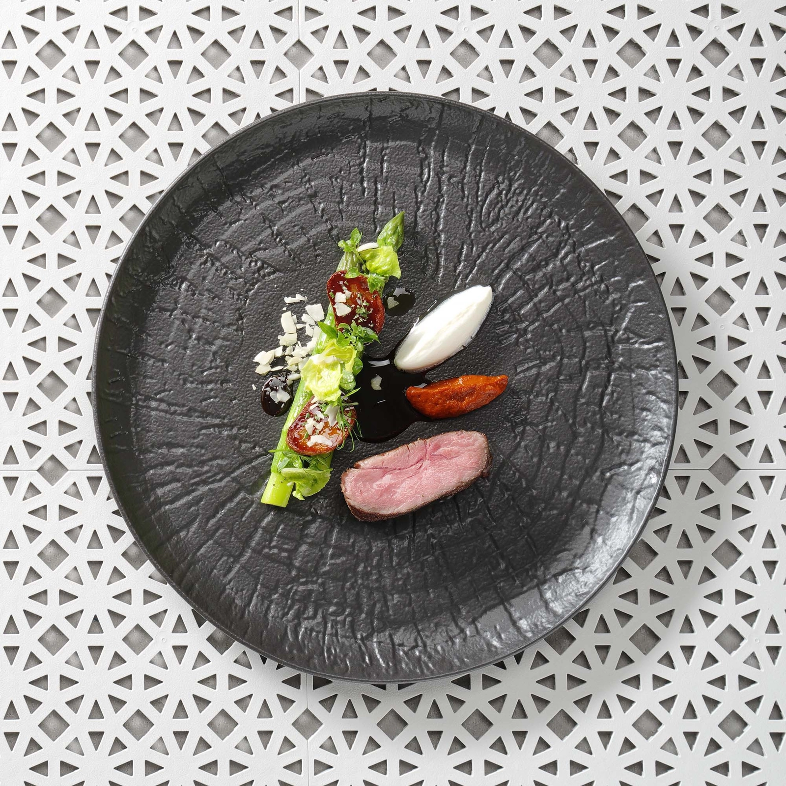 Talerz prostokątny, 335×205 mm | FINE DINE, Crust