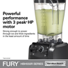 Blender barmański Fury®, 1,8 l, 880 W | HAMILTON BEACH COMMERCIAL, HBH550R-CE