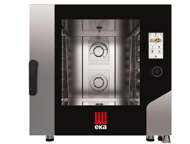 Piec konwekcyjno-parowy 6×600×400 mm, elektryczny 400V/11,4 kW, 850×1035×850 mm | TECNOEKA, Millennial Touch Screen