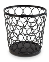 Koszyk okrągły metalowy Ø210 mm, czarny | APS, Basket