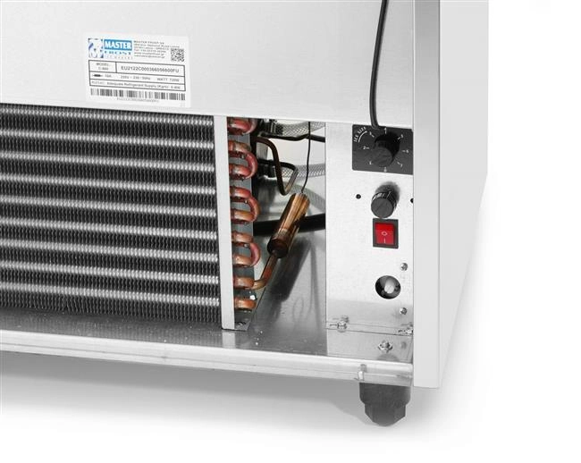Kostkarka do lodu, 230 V, 0,455 kW, 480x580x750 mm | MASTER FROST, C-400