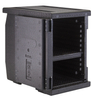 Pojemnik termoizolacyjny GN 1/1 ładowany od przodu, 86 l, 645x440x630 mm, czarny | CAMBRO, GoBox Front Loaders
