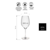 Kieliszek do wina bordeaux, 600 ml | RONA, Le Vin