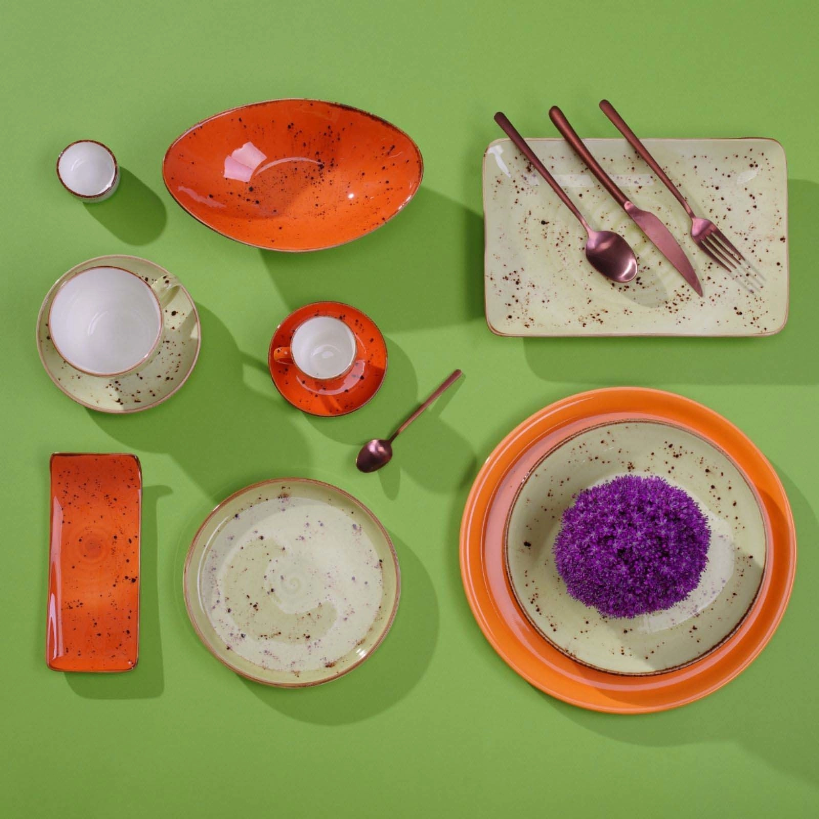 Spodek do cappuccino, Ø160 mm, zielony | FINE DINE, Olive