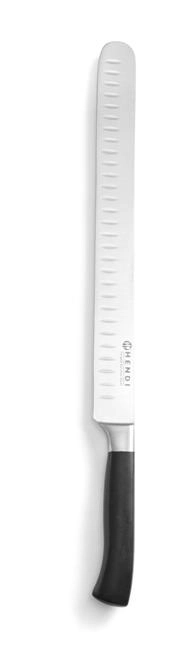 Nóż do szynki i łososia 430 mm, czarny | HENDI, Profi Line