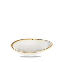 Naczynie okrągłe, 190×170 mm | CHURCHILL, Stonecast Barley White