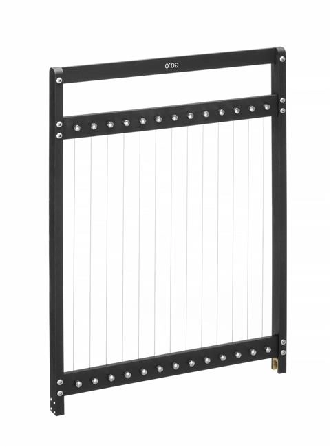 Pojedyncza gitara cukiernicza, 636x441x109 mm, czarna | HENDI, 195789