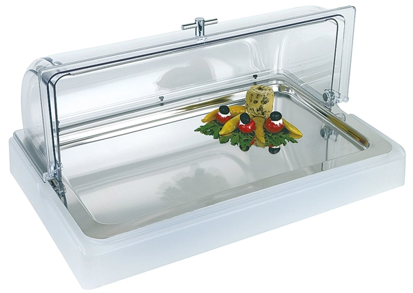 Taca chłodząca prostokątna GN 1/1, 565x350x65 mm, biała | APS, Top Fresh