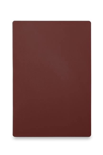 Deska do krojenia HACCP, 600x400x18 mm, brązowa | HENDI, 825648