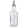 Butelka do oleju lub octu 0,35 l, 70x220 mm, przezroczysta, inox | APS, 40511