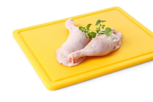 Deska do krojenia HACCP, 600x400x18 mm, żółta | HENDI, 825655