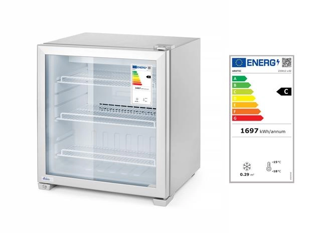 Zamrażarka 90 l, 230V, 0,23 kW, 620x593x680 mm | ARKTIC, 233412