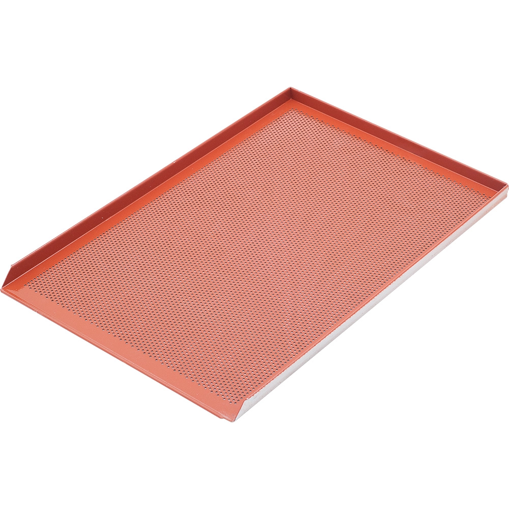 Blacha wypiekowa perforowana silikonowa 3-rantowa 600x400x20 mm | STALGAST, 911211