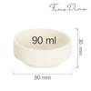 Miseczka sztaplowana, 90 ml, Ø80 mm | FINE DINE, Crema