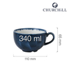 Filiżanka, 340 ml | CHURCHILL, Stonecast Plume Ultramarine