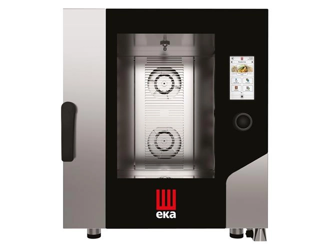 Piec konwekcyjno-parowy bojlerowy 7×GN 1/1, elektryczny 400V/15 kW, 730×849×850 mm | TECNOEKA, Millennial Touch Screen
