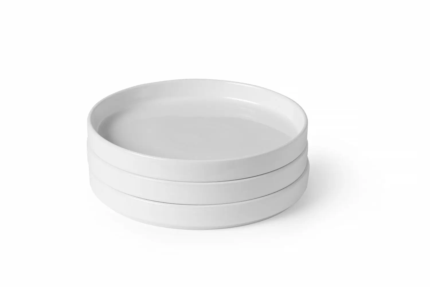 Talerz z porcelany z wysokim rantem, biały, ø240 mm | HENDI, Oslo