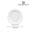 Spodek do espresso, Ø128 mm | CHURCHILL, Profile