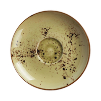 Spodek do cappuccino, Ø160 mm, zielony | FINE DINE, Olive