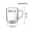 Kubek Ø68 mm, 250 ml | ARCOROC, Evolution